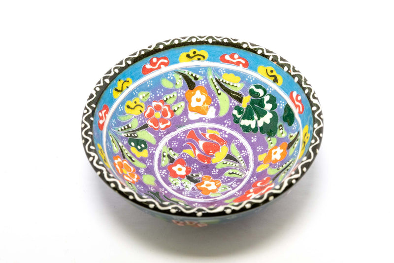 Hand Painted Turkish Ceramic Bowl - Trendz & Traditionz Boutique