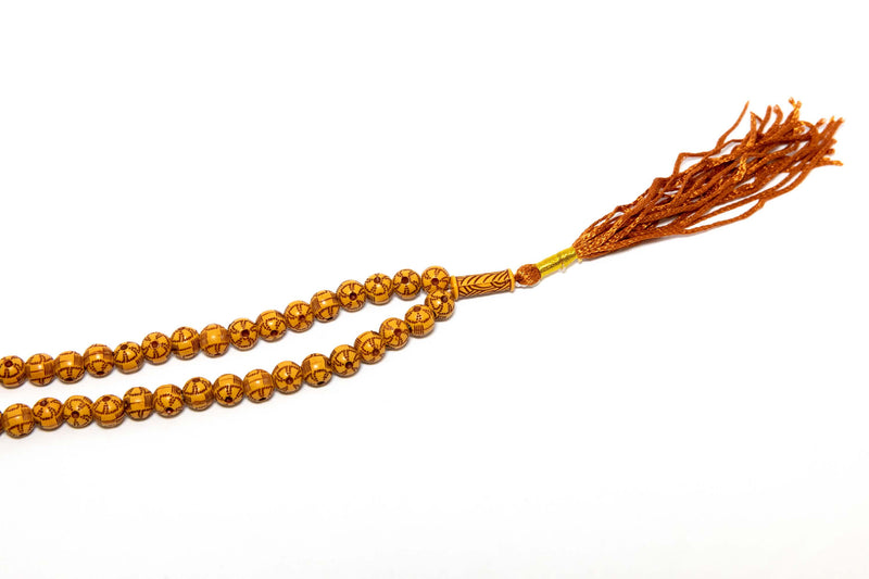 Wooden Necklace With Carvings - Trendz & Traditionz Boutique
