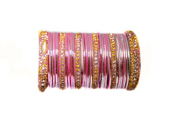 Pink Metal Bangles - Trendz & Traditionz Boutique