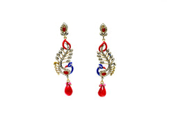 Peacock Dangle Earrings - Trendz & Traditionz Boutique