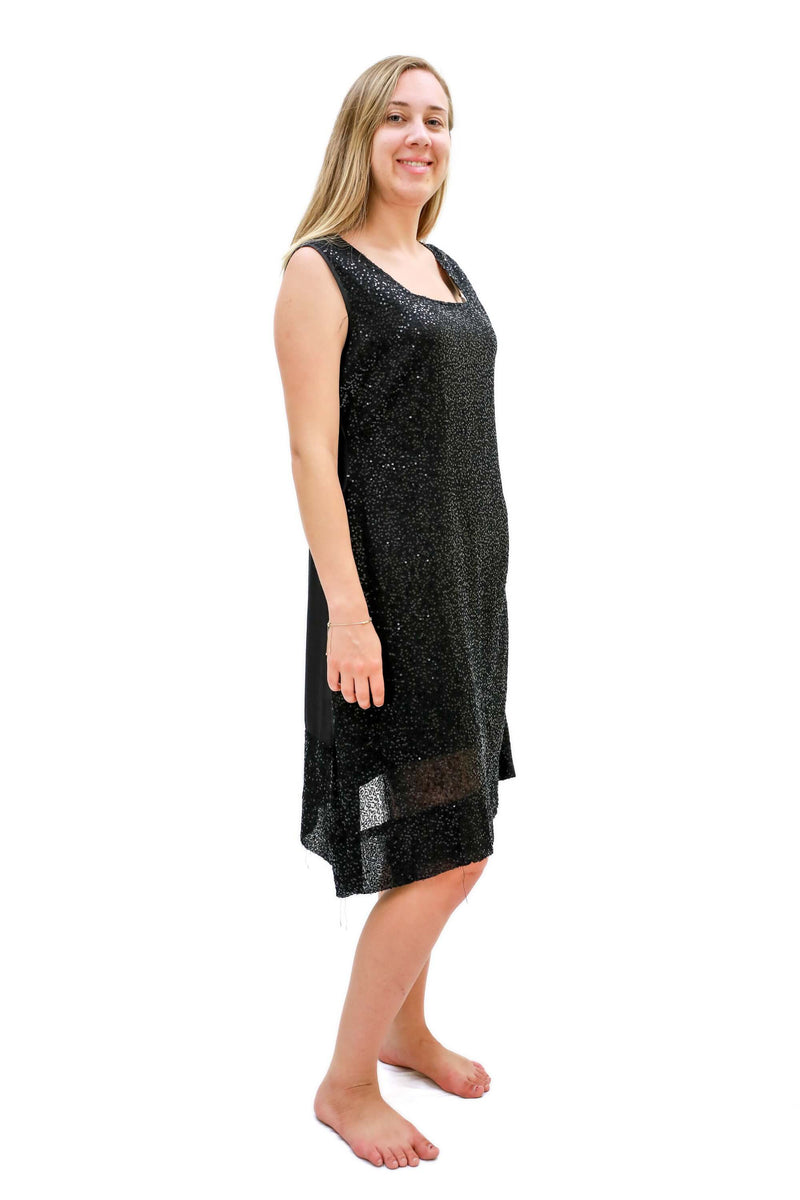 Black Sequin Dress - South Asian Fashion & Unique Home Decor