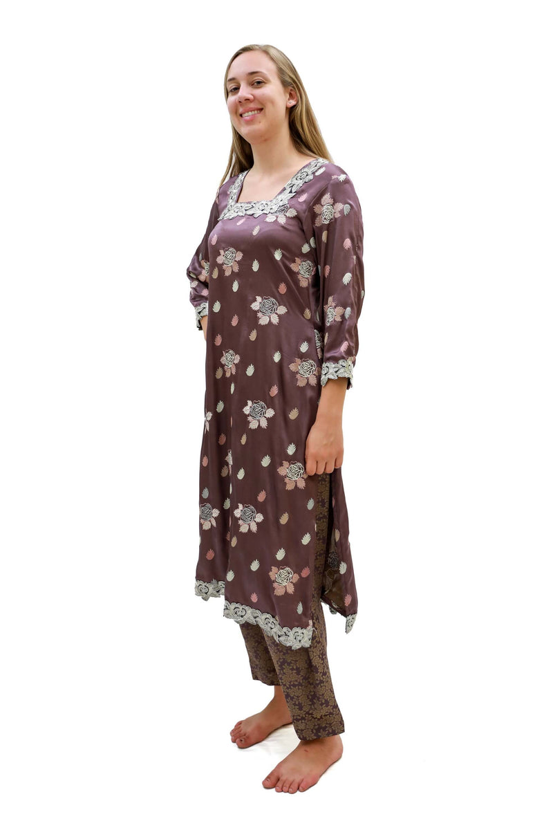 Purple Silk Salwar Kameez Suit - Trendz & Traditionz Boutique