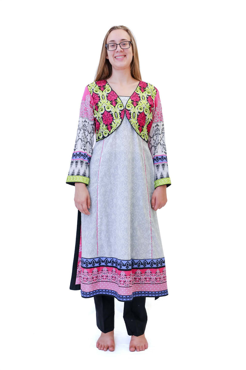 Purple Cotton Salwar Kameez - Suit - Women's South Asian Fashion