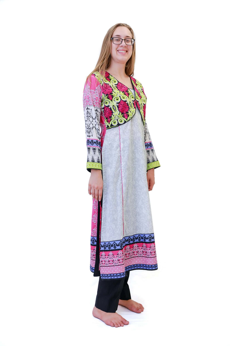 Purple Cotton Salwar Kameez - Suit - Women's South Asian Fashion
