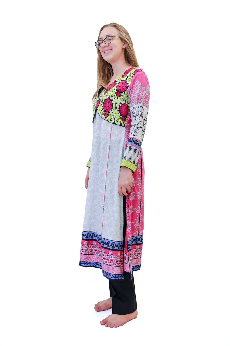 Purple Cotton Salwar Kameez - Suit - Women's South Asian Fashion