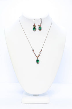 Elegant Green Jewelry Set - Trendz & Traditionz Boutique