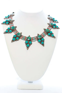 Handmade Turquoise Statement Necklace - Trendz & Traditionz Boutique