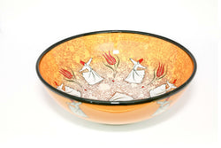 Multicolored Ceramic Turkish Hand Painted bowl - Trendz & Traditionz Boutique 