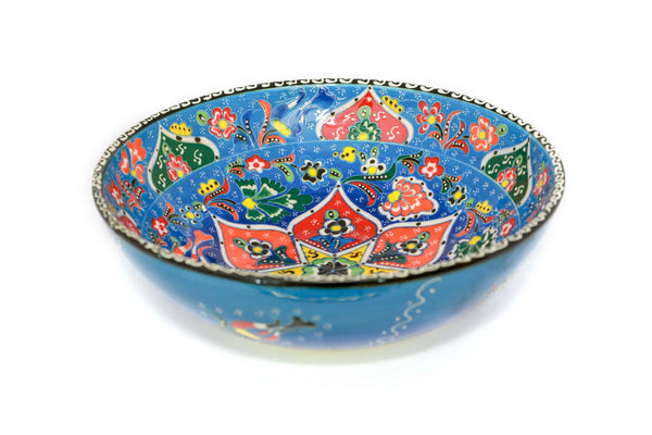 Large Turkish Ceramic Bowl - Trendz & Traditionz Boutique