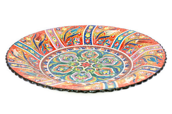 Hand Painted Turkish Ceramic Plate - Trendz & Traditionz Boutique 