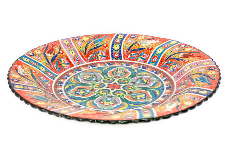 Hand Painted Turkish Ceramic Plate - Trendz & Traditionz Boutique 