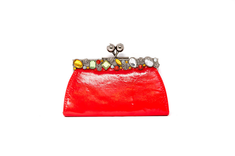 Red Clutch Purse - South Asian Fashion & Unique Home Decor