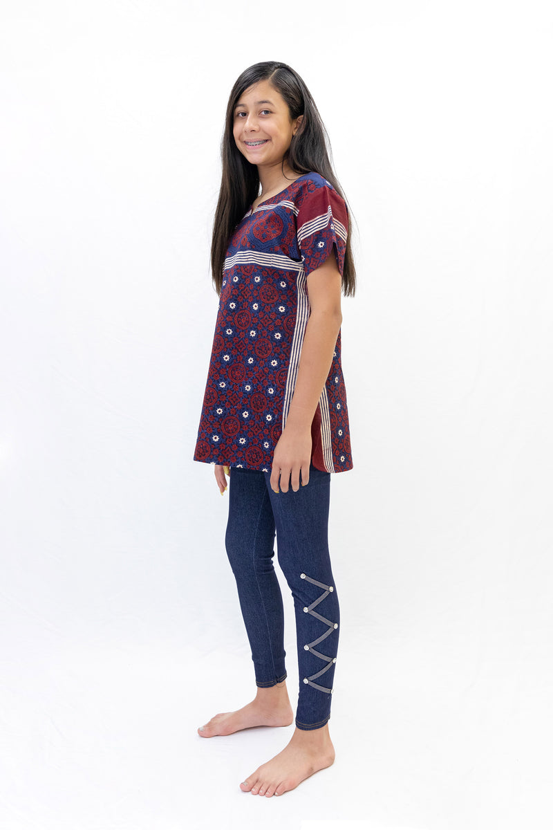 Cotton Shirt with Ethnic Print Designs - South Asian Fashion & Unique Home Decor