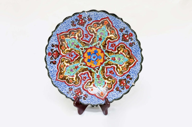 Multicolored Hand Painted Ceramic Bowl-Trendz & Traditionz Boutique