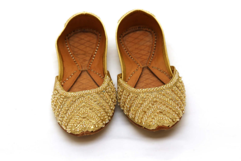 Handmade Girls Shoes Khussa with Beads -Trendz & Traditionz Boutique