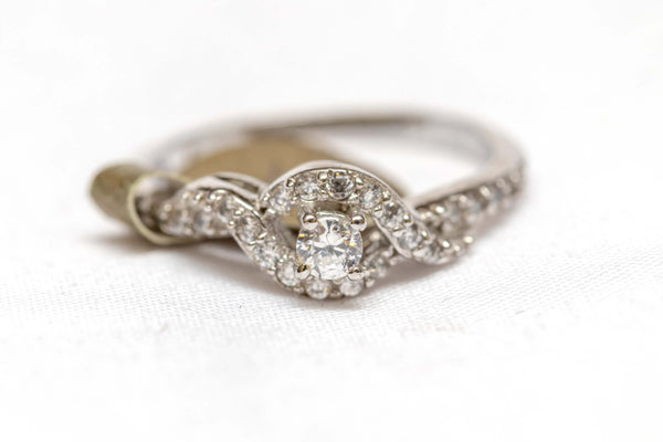 Silver Ring Set with Zircon's - Trendz & Traditionz Boutique