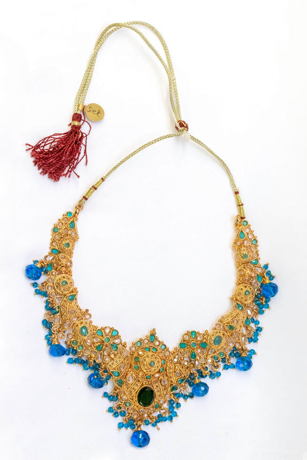 Authentic Indian Handmade Beaded Necklace - Trendz & Traditionz Boutique