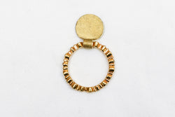 Gold Plated Ring with Diamond Like Stones - Trendz & Traditionz Boutique