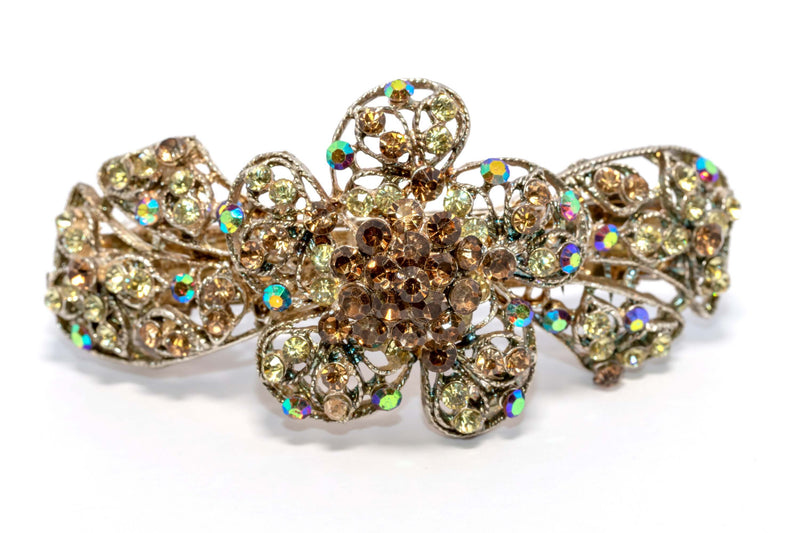 Golden Colored Beret Hair Clip - Trendz & Traditionz Boutique