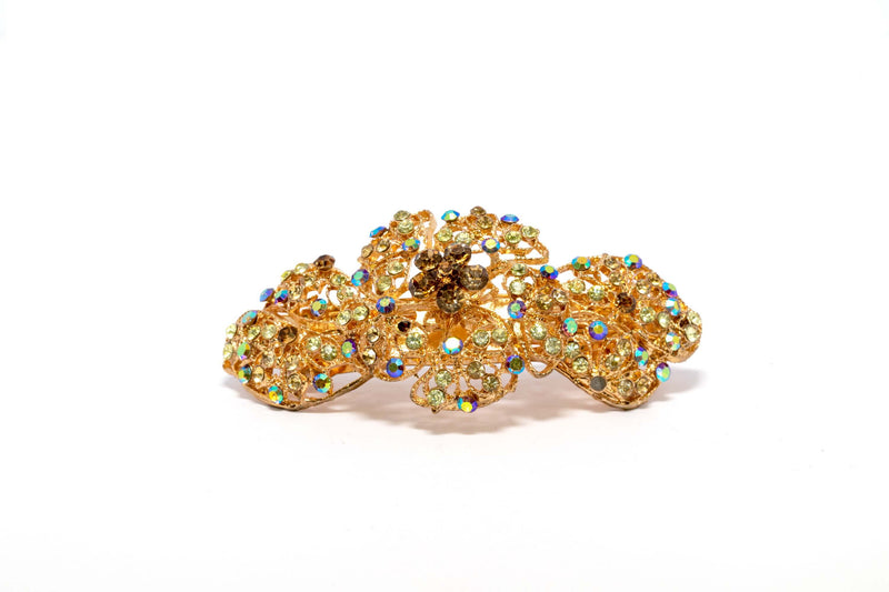 Golden Beret with Green Rhinestones - Trendz & Traditionz Boutique 