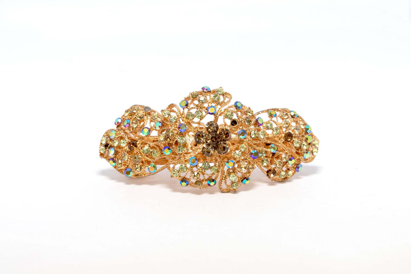 Golden Beret with Green Rhinestones - Trendz & Traditionz Boutique 