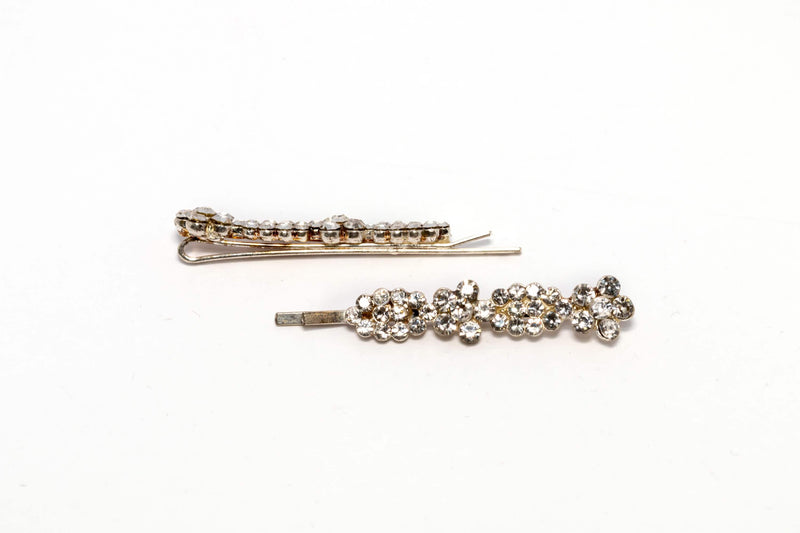 Flowered Diamante Hair Pin - Trendz & Traditionz Boutique