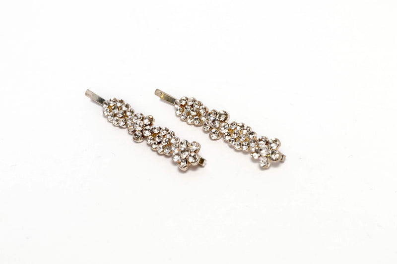 Flowered Diamante Hair Pin - Trendz & Traditionz Boutique