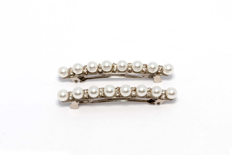 Pearl and Diamante Hair Clip Beret. - Trendz & Traditionz Boutique