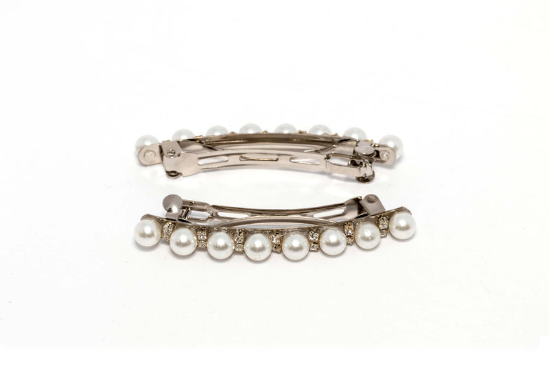 Pearl and Diamante Hair Clip Beret. - Trendz & Traditionz Boutique