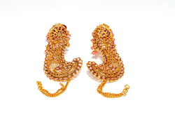 Jhomka Golden Earrings - Trendz & Traditionz Boutique 