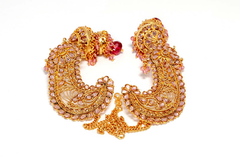 Jhomka Golden Earrings - Trendz & Traditionz Boutique 