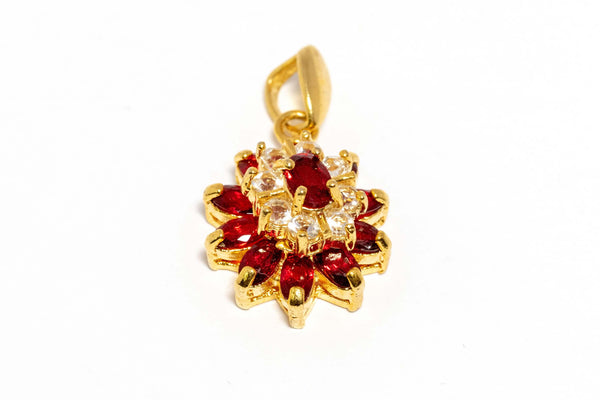 Cultured Ruby Pendant - Trendz & Traditionz Boutique