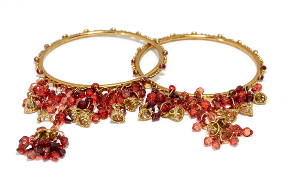 Indian Pakistani Ruby Red Bracelets - Trendz & Traditionz Boutique