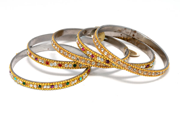 Indian Pakistani Rhinestone Bangles - Trendz & Traditionz Boutique 