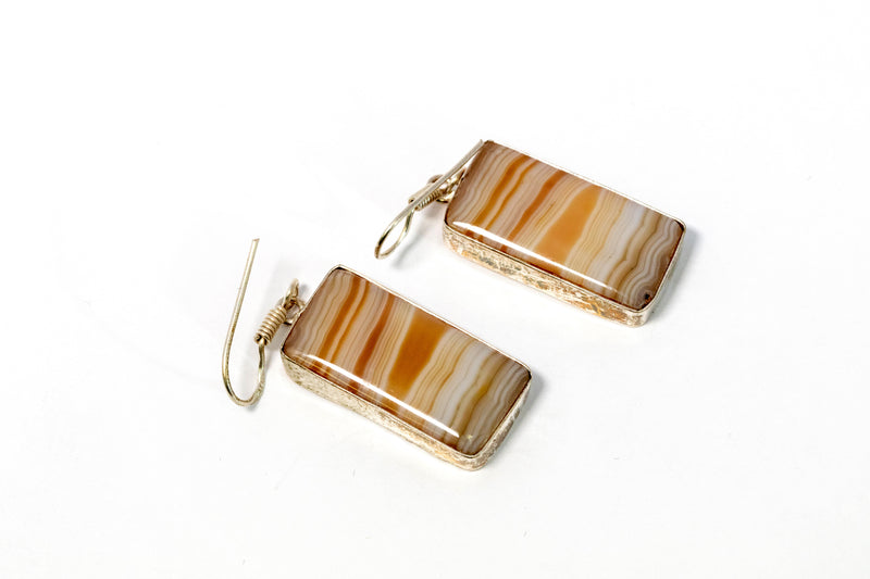 Agate Dangle Earrings - Trendz & Traditionz Boutique