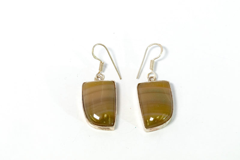 Agate Dangle Earrings - Trendz & Traditionz Boutique