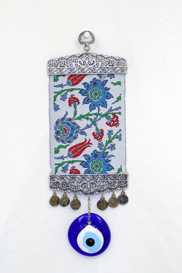 Floral Turkish Evil Eye Wall Rug - Trendz & Traditionz Boutique