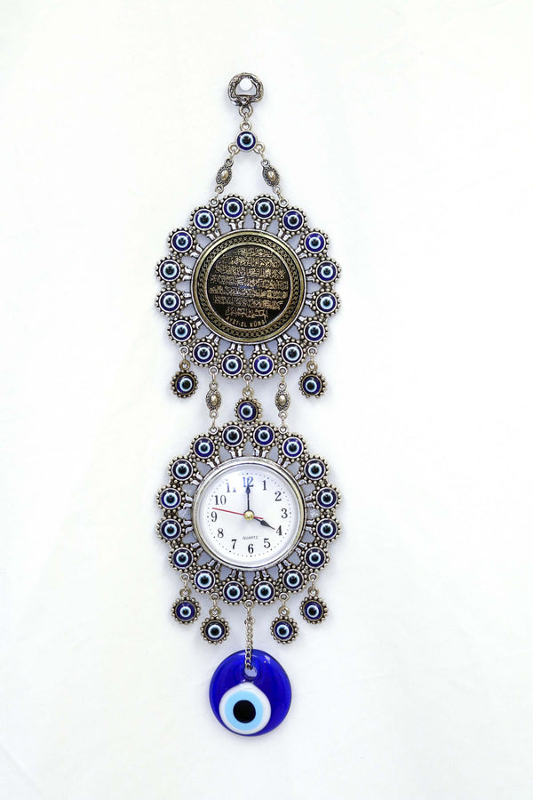 Turkish Evil Eye Clock - South Asian Fashion & Unique Home Decor