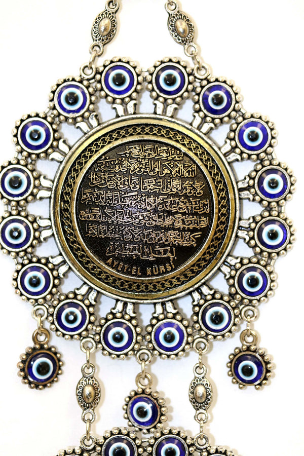 Turkish Evil Eye Clock - South Asian Fashion & Unique Home Decor