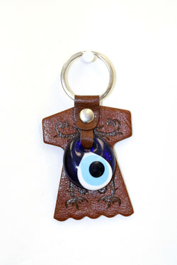 Brown Turkish Evil Eye Key Chain - Trendz & Traditionz Boutique