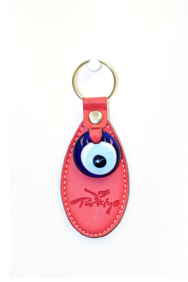 Pink Turkish Evil Eye Key chain - Trendz & Traditionz Boutique