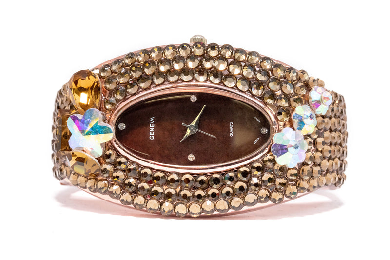 Rose Gold Geneva Watch - Jewelry - South Asian Fashion
