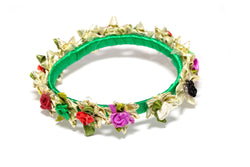 Vibrant Green Bangle Bracelet - Traditional & Fine South Asian Jewelry