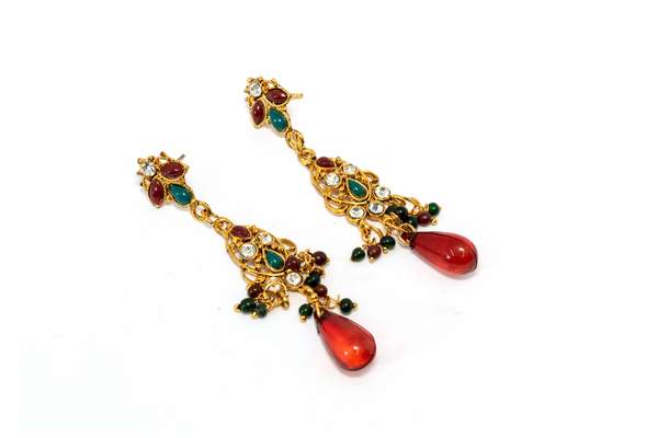 Golden Necklace Earrings Set - Trendz & Traditionz Boutique
