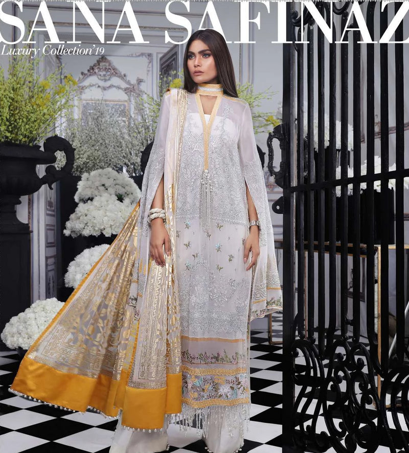 Cream Salwar Kameez-Suit- Sana Safinaz - Trendz & Traditionz Boutique