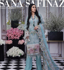 Blue Salwar Kameez-Suit-Sana Safinaz - Trendz & Traditionz Boutique