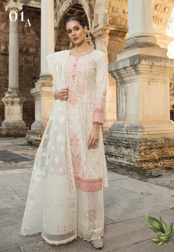 Maria b. Cotton-Lawn Summer 2019 Suit Salwar Kameez- Trendz & Traditionz Boutique 