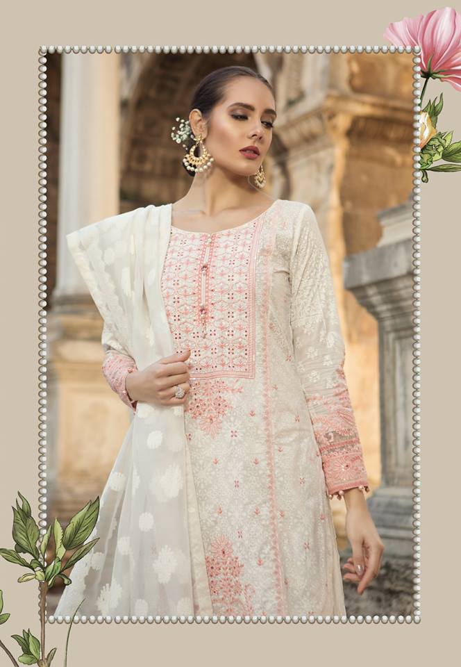 Maria b. Cotton-Lawn Summer 2019 Suit Salwar Kameez- Trendz & Traditionz Boutique 