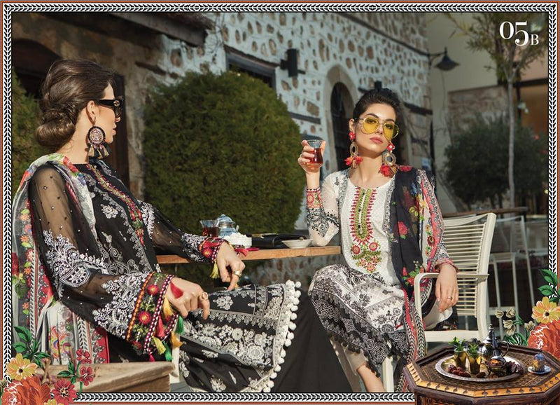 Maria B. Summer 2019 Cotton-Lawn Suit.- Trendz & Traditionz Boutique