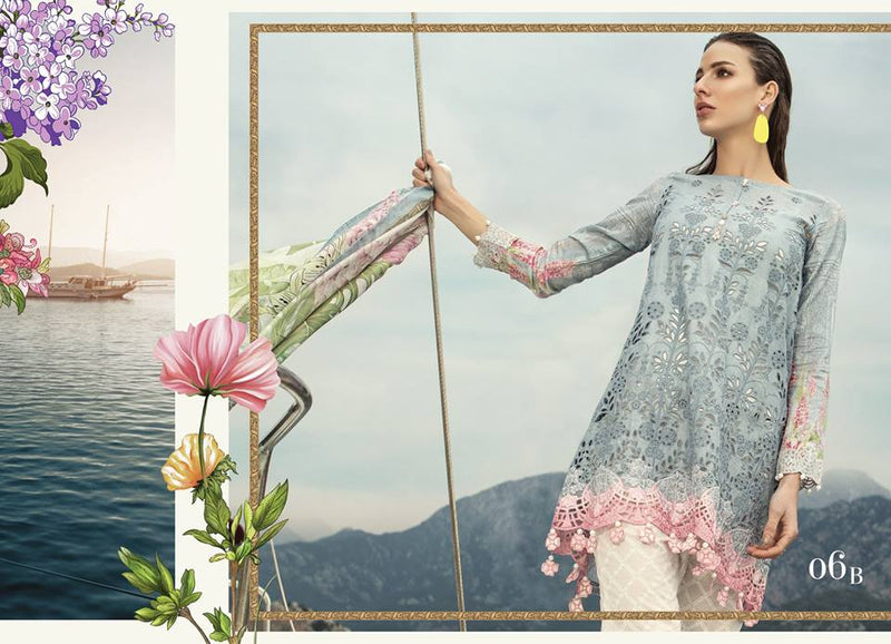 Maria b Summer 2019 Cotton Lawn Suit- Trendz & Traditionz Boutique 
